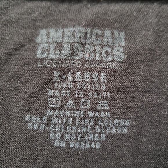 Macho Man Randy Savage Sz XL Mens American Classic Black T-Shirt Wrestling NWO - Picture 3 of 5